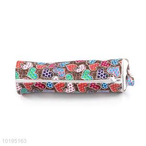 Cheap Cylinder Zipper Pencil Case Pencil Bag