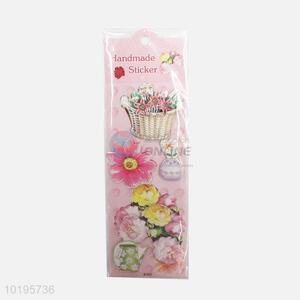 Exquisite  promotional delicate flower sticker