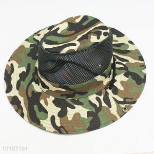 Outdoor cool camouflage hat with big brim