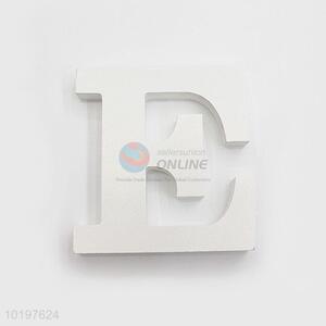 High Quality Wooden Ornaments in Letter E Shape