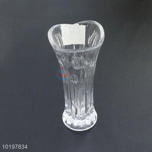 Hot Sale Decorative Clear Flower Glass Vase
