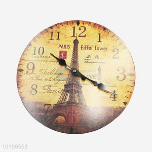 Good gift large wooden quartz wall clock