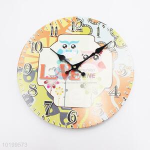 Wholesale factory price large wooden quartz wall clock