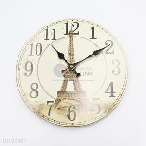 Promotional new large wooden quartz wall clock