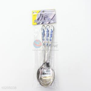 High sale cool blue flowers spoons