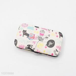 Adorable Cat Pattern Manicure Set Beauty Tool for Sale