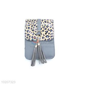Fashion leopard tassel telephone mini shoulder bag