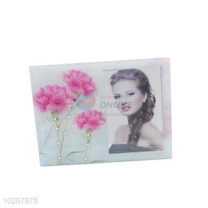 Best cheap top quality pink flowers photo frame