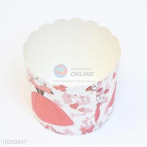 Round Design Disposable Paper Cake Cup