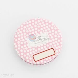 China factory price pink makeup mirror with white dots