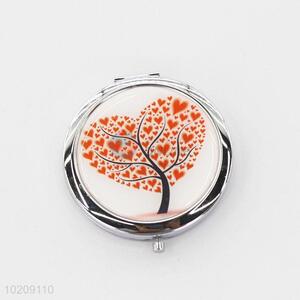 Wholesale cute loving heart tree makeup mirror