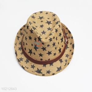 Fashion girls summer sun wide brim floppy straw hat