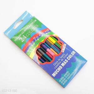 12 Pcs 24 Colors Pencil for Kids Painting