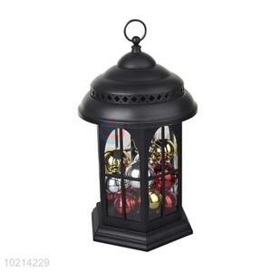 Vintage LED Candle Lantern/Storm Lantern with Colorful Ball for Festival/Party