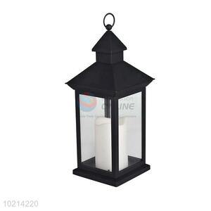 Green/Red Base LED Candle Lantern with Timer