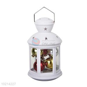 Star Pattern LED Candle Lantern/Storm Lantern with Colorful Ball for Festival/Party