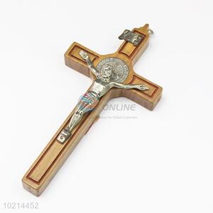 Hot sale church wall hanging Jesus wood cross