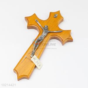 Promotional wall decor Jesus wood cross