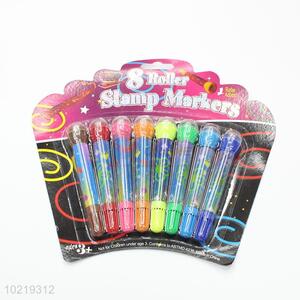 Wholesale 8 Roller Stamp Markers Water Color Pan