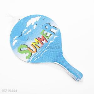 Wooden beach ball tennis racket paddle bat for promotion