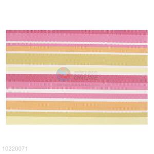 Colorful stripe pattern dining mat/placemat