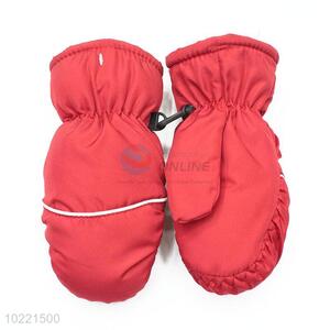 Factory Sales Red Colur Kids Gloves