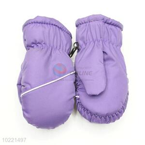 Superior Quality Purple Colur Kids Gloves