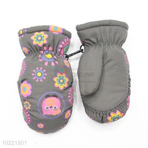 Direct Factory Cute Owl Printing Kids Gloves