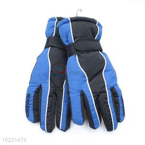 Wholesale Cheapblack And Blue Color Gloves