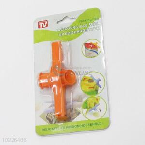 Hot sale orange seal clip with discharge tube