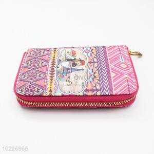 Fashion Style PVC Wallet Long Clutch with Button