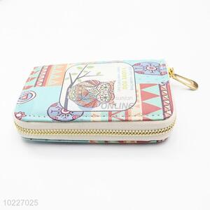 Fashion Style PVC Wallet Ladies Purse with Zipper