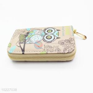 Popular Beautiful Owls Printed Wallet PVC Purse