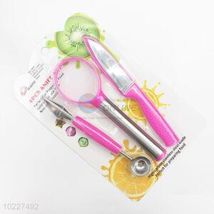 Slicer Melon Baller Fruit Carving Knife, Cutter, Peeler, Ice Cream Scoop