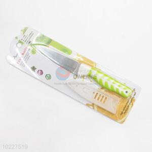 Colorful stainless iron fruit knife with cover