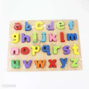 Wholesale letter educational toys/wooden jigsaw puzzle