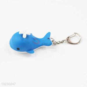 Whale Key Chain with LED Light