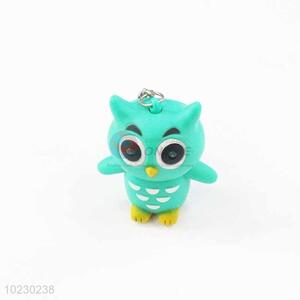 Cute Owl Key Chain with LED Light