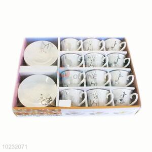 Popular top quality cups and saucers set