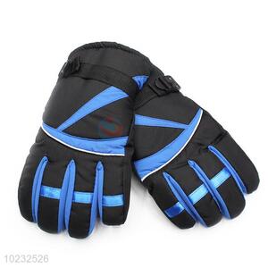 Wholesale hot sales new style black&blue glove