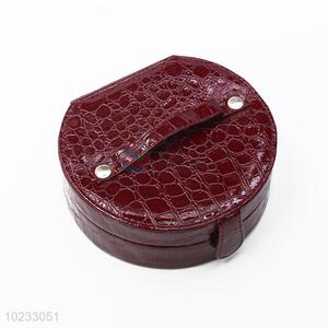 New Arrival PU Leather Jewelry Storage Box With Handle