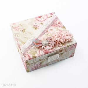 Best Selling Flower Decoration Jewelry Storage Box For Girl