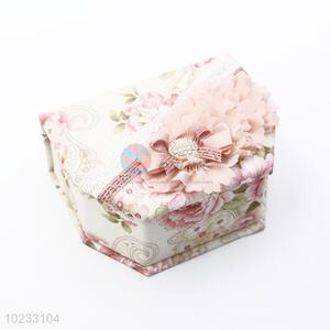 Reasonable Price Flower Decoration Jewelry Storage Box For Girl