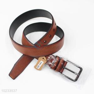 Newly Design Brown Color Men's PU Leather Belts