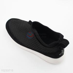 Unique Design Black Casual Style Men's Sports Shoes