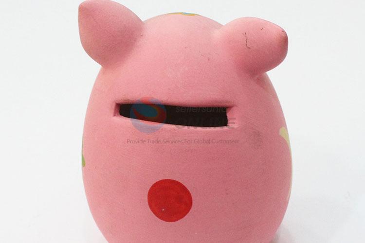 Wholesale low price pink pig shape money box