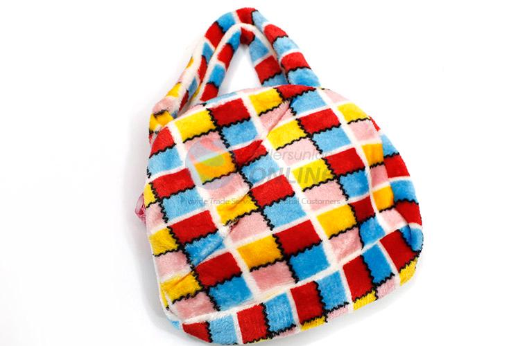 Hot Selling Colorful Plush Toy Hand Bag