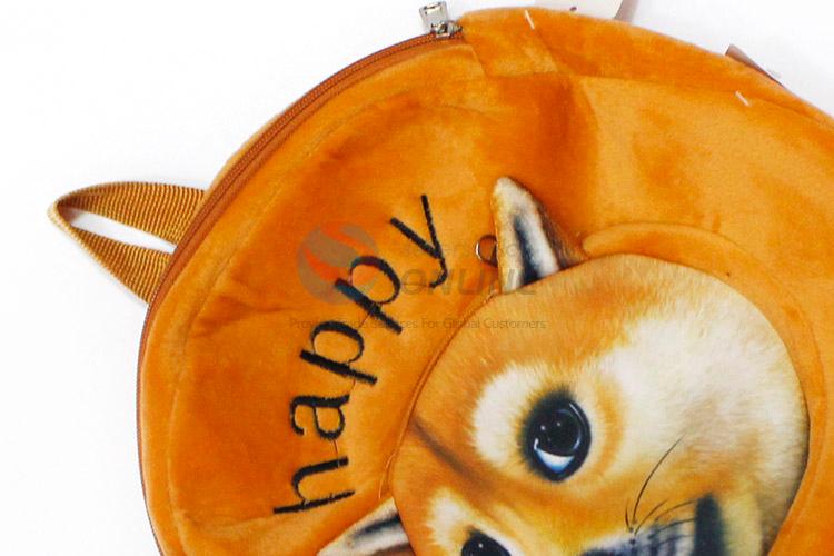 Fashion Cute Dog Pattern Short Plush Shoulder Bag