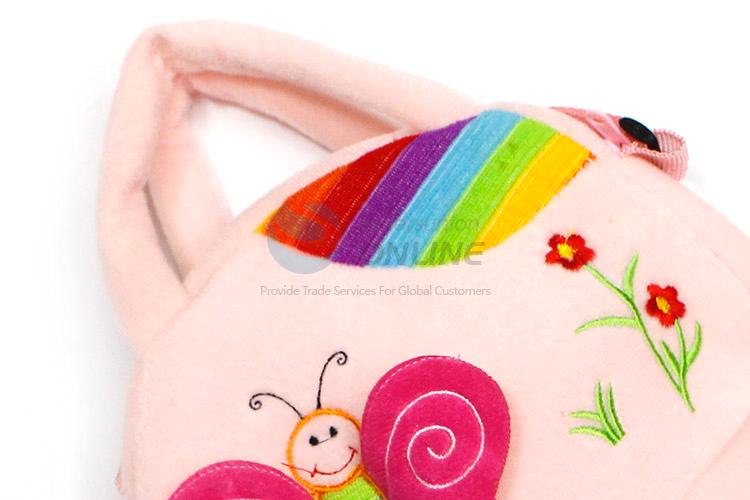 Unique Design Butterfly Pattern Plush Cartoon Bag