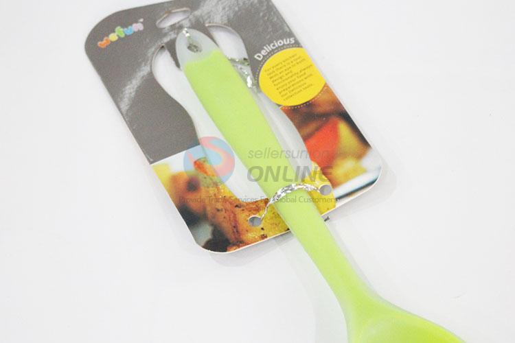 New arrival custom green slicone leakage ladle